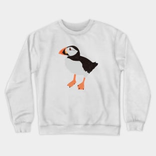 Cute Scottish Puffin Bird Hand Drawing Crewneck Sweatshirt